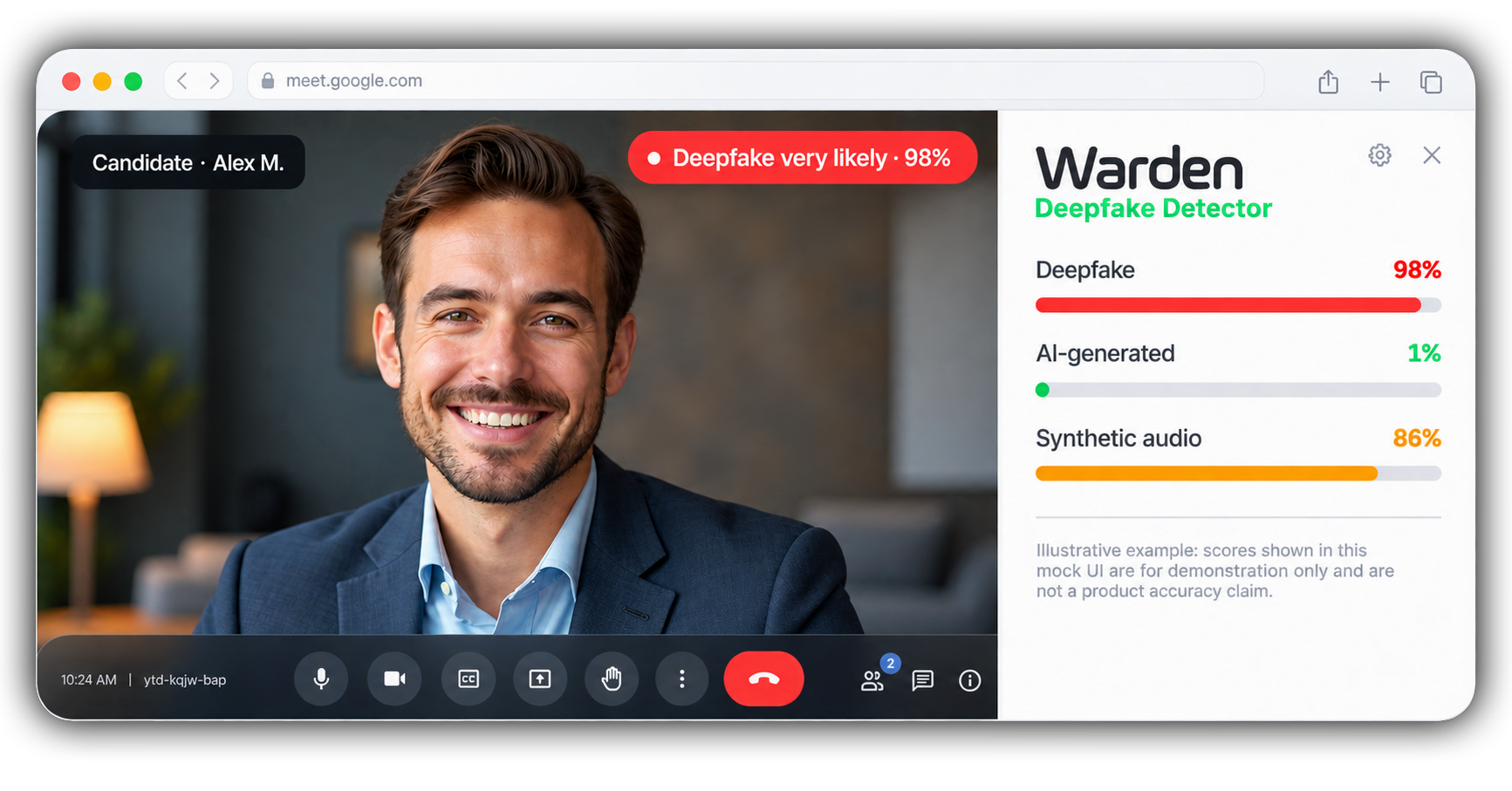 Wardento product mockup shown in the hero section